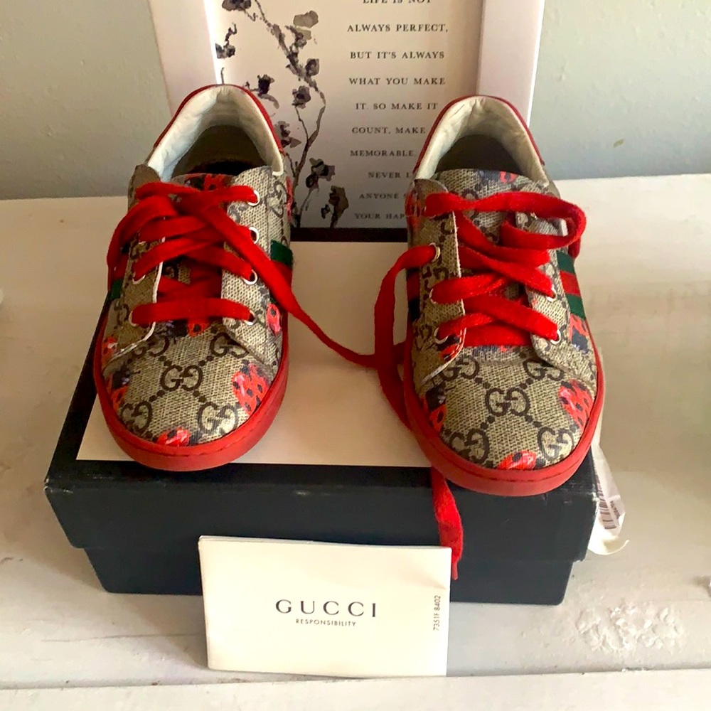 Authentic Gucci toddler shoes